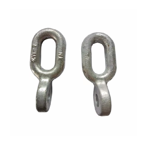 Home Hot Dip Galvanized Right Angle Shackle, 90 Degree Power Tower Transition Connection Ring